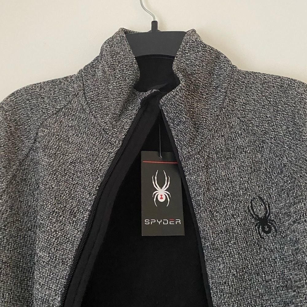𝅺Men’s Spyder Stellar Full Zip Textured Jacket NWT - Picture 7 of 16